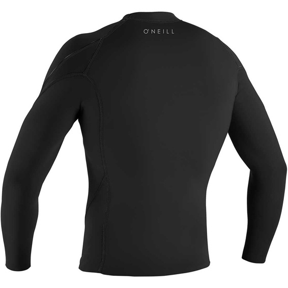 2026 O'Neill Mens Reactor II 1.5mm Neoprene Long Sleeve Top 5080 - Black